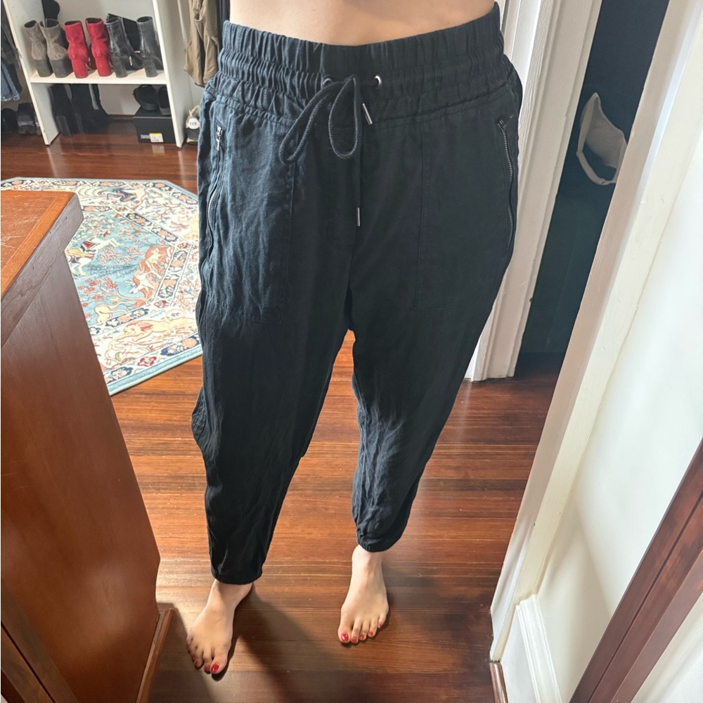Black Drawstring Pants